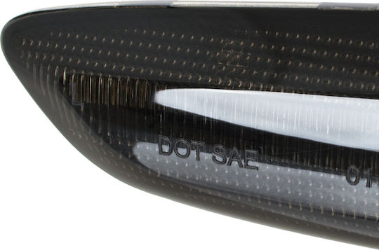 Opel Astra K 2015 Led Side Turn Signal Smoked Dynamic 2 Pcs Set