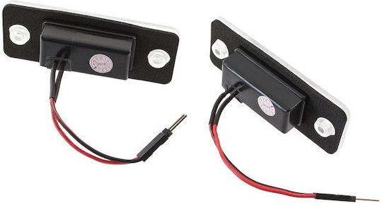 Audi A8 D3 4e 02-10 Led License Plate Lights 2 Pcs Set