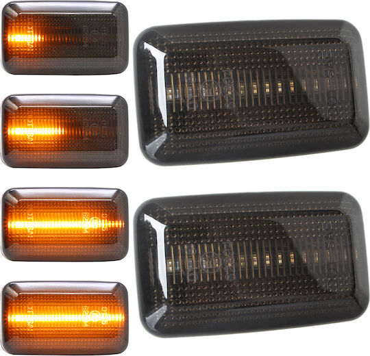 Vw Corrado Golf I Ii Jetta I Ii Led Side Turn Signal Smoked Dynamic 2 Pcs Set