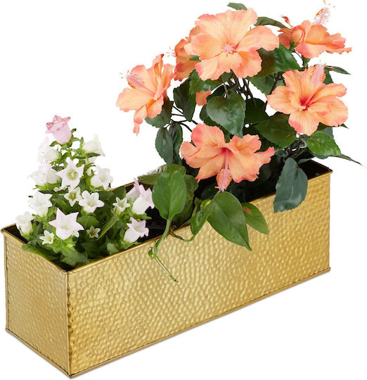 Relaxdays Vază Pentru Plante Aurie Relaxdays Vază Pentru Plante Aurie