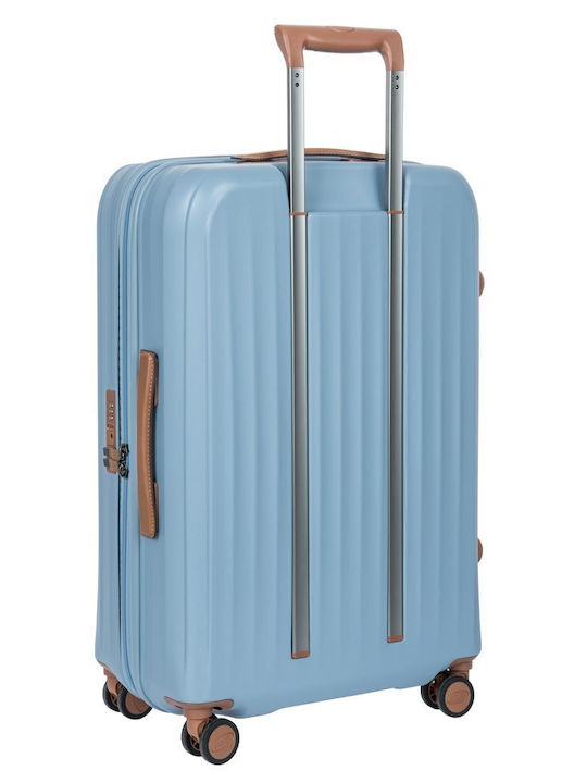 Bric's Milano Valiză de Călătorie Medie Sky Blue cu Înălțimea de 69 cm