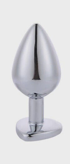 Passion Labs Large Silver Anal Plug