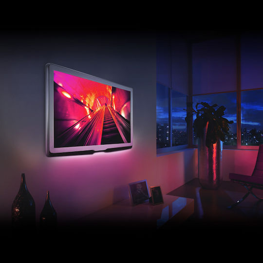 Alista Home Bandă LED Impermeabilă Pentru Televizor USB 5V RGB Lumină 1m Tip SMD5050 cu Sursă de Alimentare