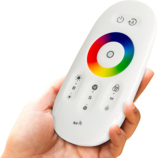 Alista Home Bandă LED RGB Rezistentă la Apă 5m Tip SMD5050 cu Sursă de Alimentare și Telecomandă