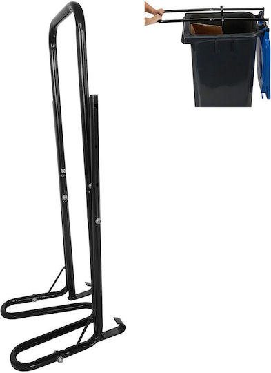 Relaxdays Verstellbarer Abfallkompressor Schwarz 74x33x31 Cm