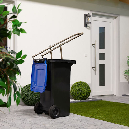 Relaxdays Trash Compactor Brown Bin Brown 41x95x35 Cm