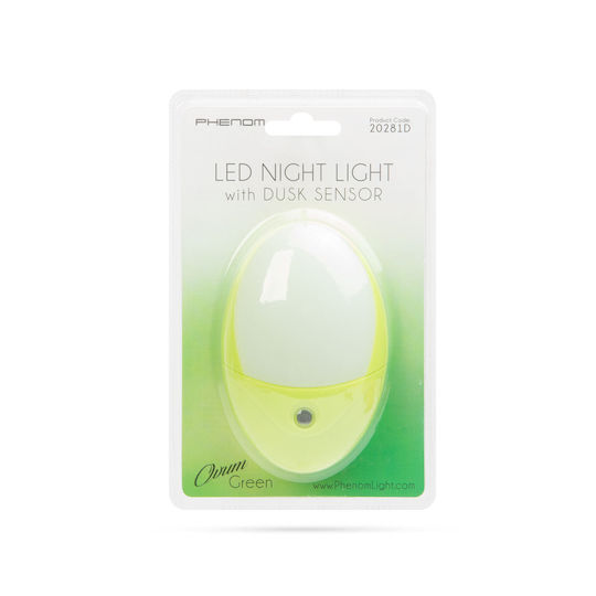 Lumină de Noapte LED Senzor de Lumină 0.5W 240V Pornire/Oprire Automată Verde