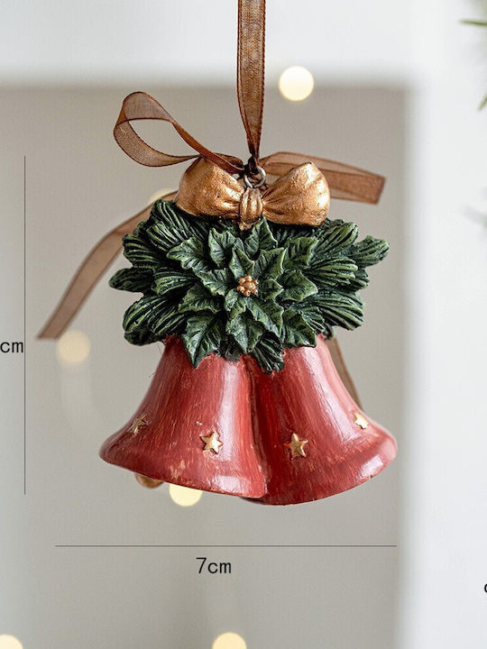 Decorațiune De Crăciun Clopoțel Model Copac Flippy 8 X 7 Cm Rășină Multicoloră