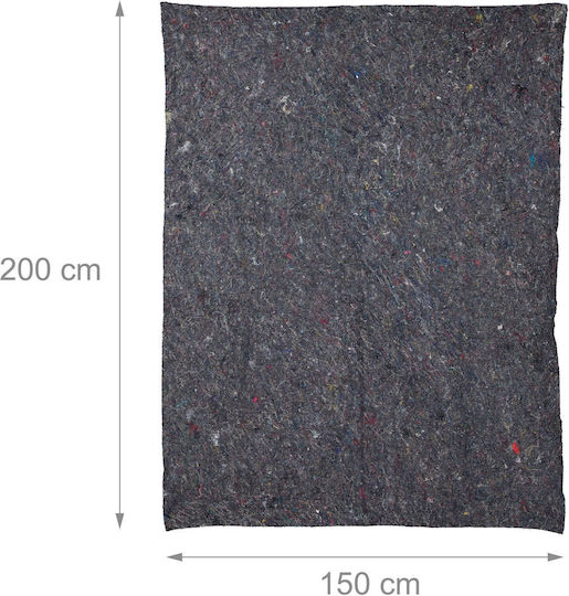 Relaxdays Accesorii De Uz Casnic 200x150cm 10049843 4 Bucăți