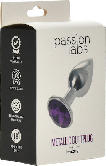 Passion Labs Πρωκτική Σφήνα Small Ασημί