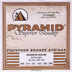 Pyramid Einstellen Phosphor-Bronze Akustikgitarrensaiten 10 - 47