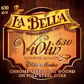 La Bella Single Chrome String for Violin 4/4 Flat Wound