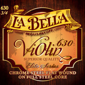La Bella Single Chrome String for Violin 3/4