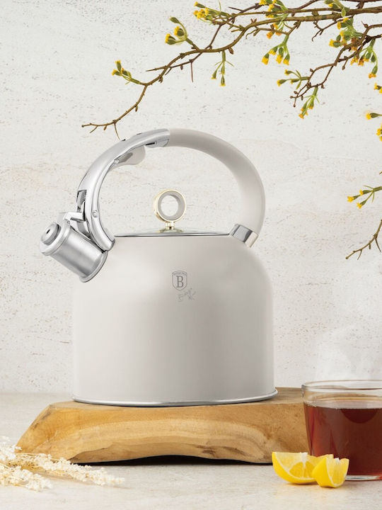 Berlinger Haus Τσαγιέρα Ανοξείδωτη Λευκή 3000ml