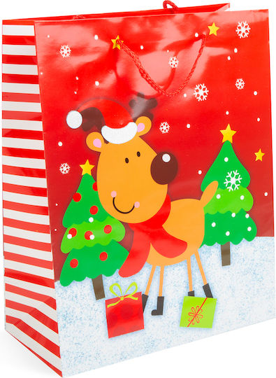 Alista Home Geantă Hârtie Crăciun Pentru Cadou 26.5x33x12.7cm 12 Bucăți