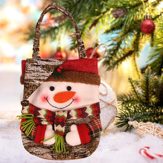 Alista Home Geantă Din Țesătură Pentru Cadou De Crăciun Multicoloră 46x2x23cm