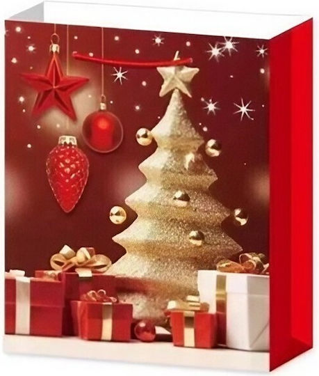 Alista Home Geantă Hârtie Crăciun Pentru Cadou 18.5x8.5x22.5cm 6 Bucăți (Desene Și Modele Diverse)