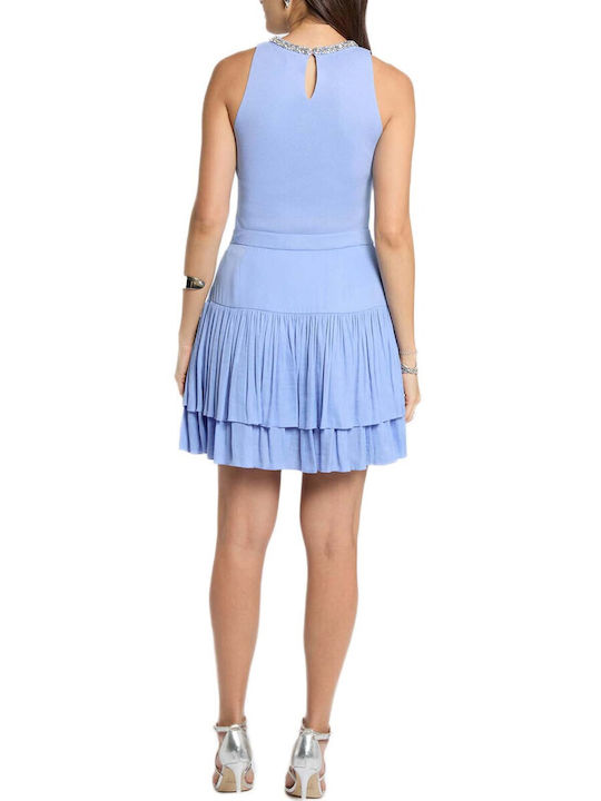Women's Sleeveless Blouse Light Blue