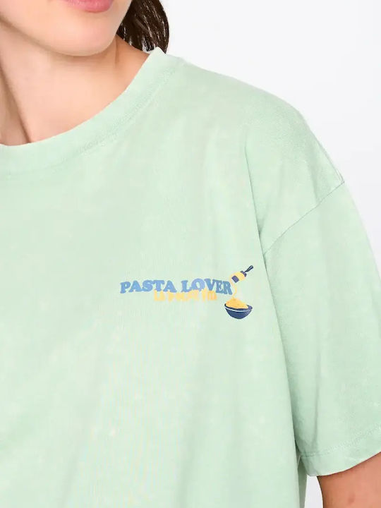 Bluza Damă Oversized Tricou Verde