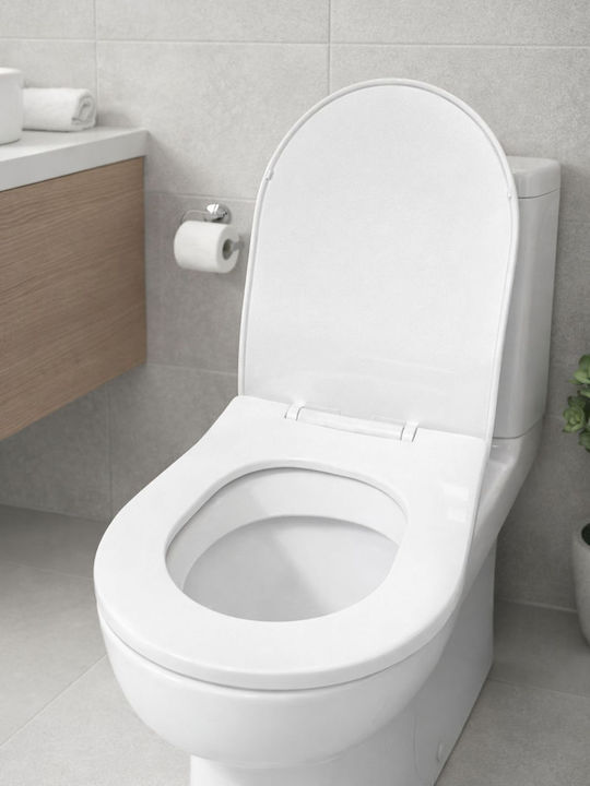 SteweHome Toilet Seat Plastic White