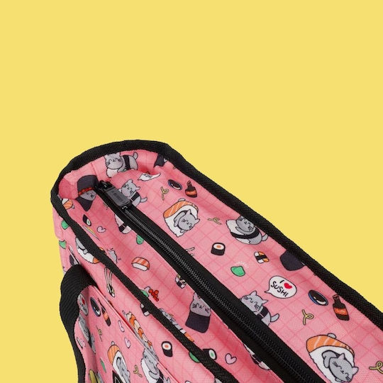 CAT School Insulated Kids' Lunch Handbag 10.8 Litre Multicolour 33x15x24cm