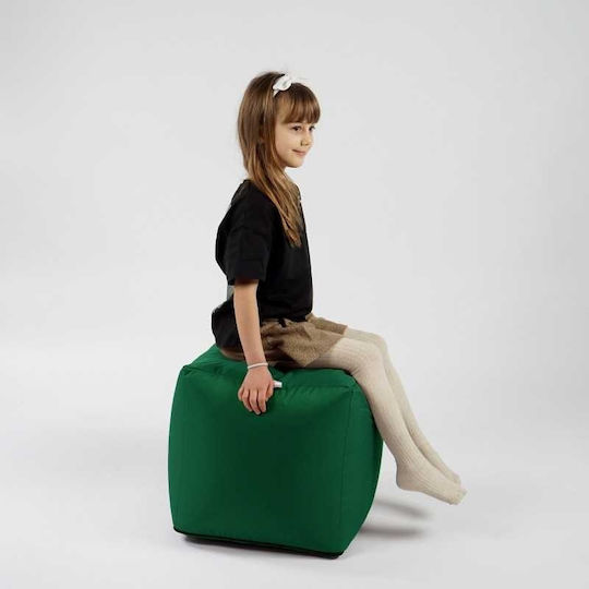 Multifunctional Bean Bag Chair Waterproof Green 40x40x40cm