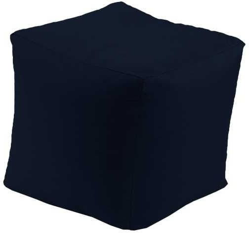 Vielseitiger Sitzsack Hocker Wasserdicht Navy Blau 45x45x45cm