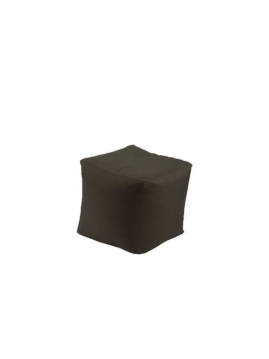 Vielseitiger Sitzsack Hocker Wasserdicht Cappuccino 40x40x40cm