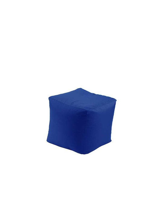 Vielseitiger Sitzsack Hocker Wasserdicht Royal Blau 40x40x40cm
