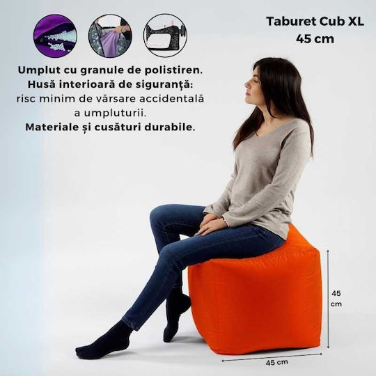 Hocker Royalblau 45x45x45cm Hocker Royalblau 45x45x45cm