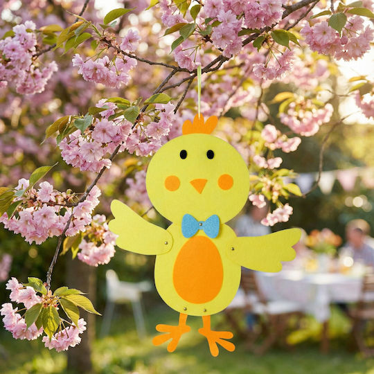 Easter Hanging Decoration Felt Chick 52x44 Cm Hanger
