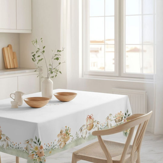 Față De Masă Din Bumbac 100% Flori Pastelate 140x220cm Londy