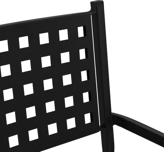 Zeta 5-Piece Outdoor Dining Set Black