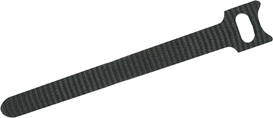 Kabelbinder Klettverschluss 240 x 12 mm Wiederverwendbarer Textilkabel-Organizer Schwarz Set 10 Stück