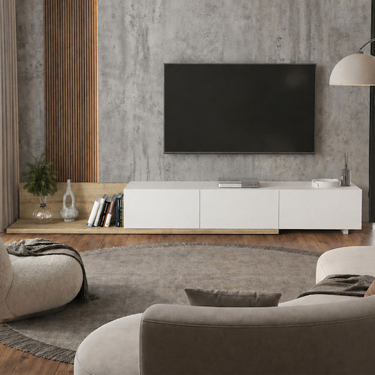 Телевизионен Мебел Enstey Sapphire Oak Д260xШ41.8xВ33.5cm