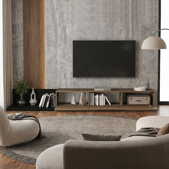 TV-Ständer Enstey Schwarz M260xP41.8xH33.5cm