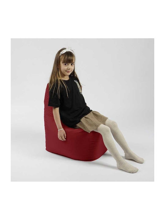 Puf Relax Wasserdichter Sitzsack Rot 50x40x55cm