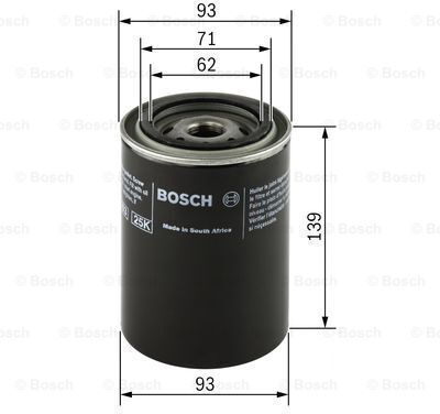 Bosch Autoölfilter