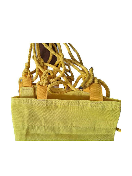 SteweHome Double Fabric Yellow Hammock 120x180cm