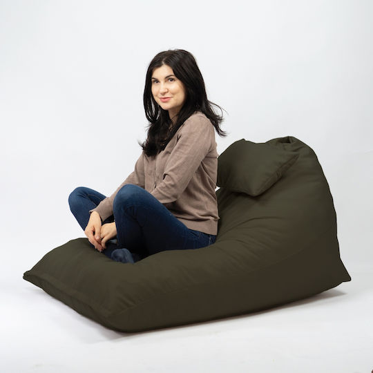Pufrelax Sitzsäcke & Poufs Wasserdichte Cappuccino 130x100x80cm