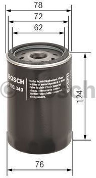 Bosch Autoölfilter 0 451 103 340