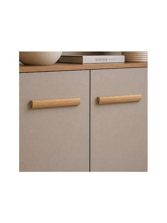 Finetto Mâner Pentru Mobilier Din Lemn Masiv Stejar Cu Centrele Găurilor 320mm 273-UPR0311#32
