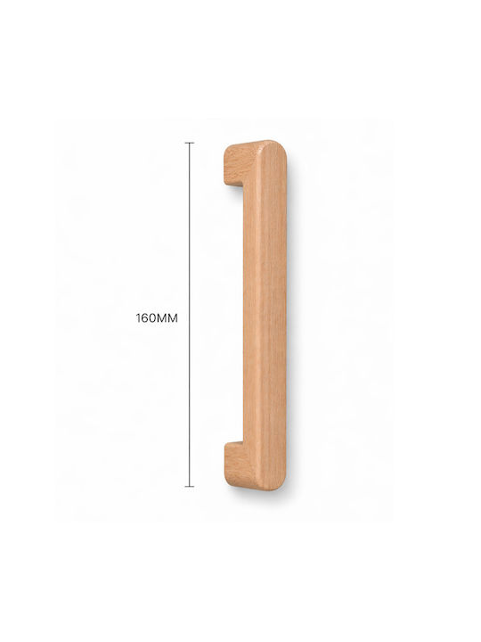 Finetto Mâner Pentru Mobilier Din Lemn Stejar Cu Centrele Găurilor 160mm 273-UPR0076#16