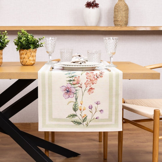 Liolios Home Ράνερ Green 45x140εκ.