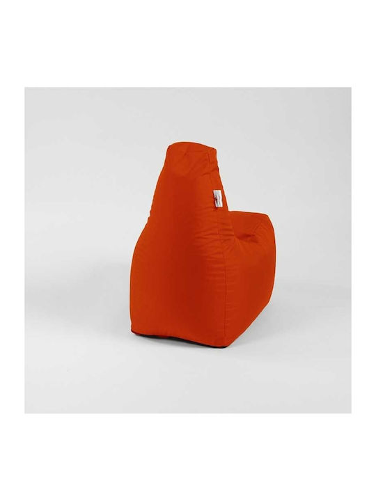 Pufrelax Sitzsack Wasserdichte Neon Orange 50x40x55cm