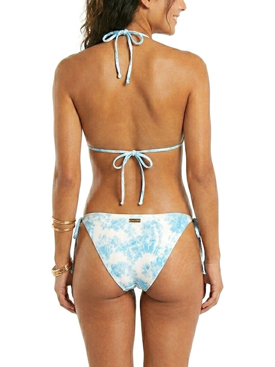 MC2 Leah Bikini Τριγωνάκι Λευκο- Σιελ MC2 Leah Bikini Τριγωνάκι Λευκο- Σιελ