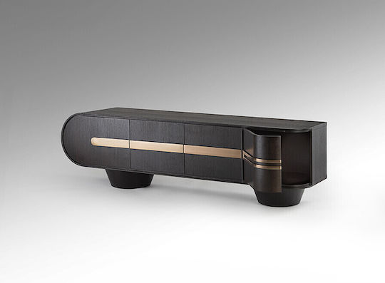 Living Room TV Unit Pink Gold