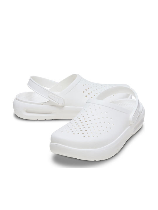 Crocs Literide Clog Damen Holzschuhe Weiß