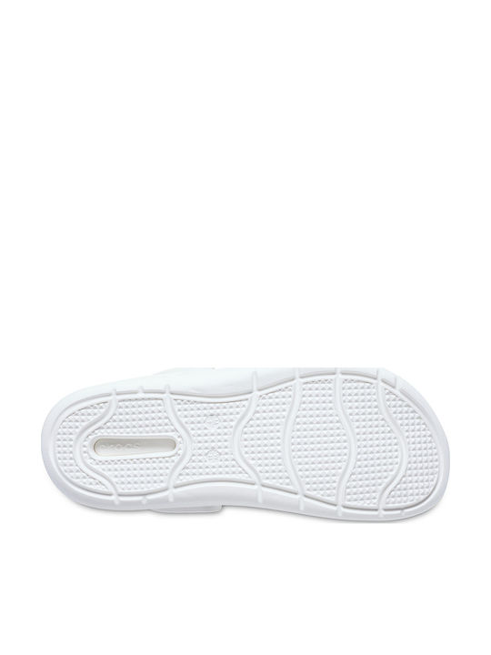 Crocs Literide Clog Damen Holzschuhe Weiß