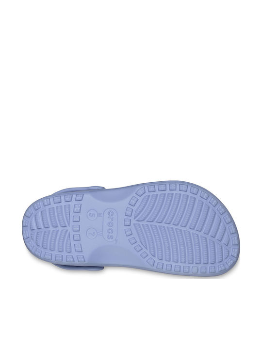 Crocs Classic Floral Women’s Clogs Purple